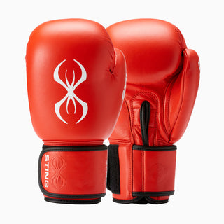 Bokshandschoenen Sting Competition Goedgekeurd World Boxing Rood 