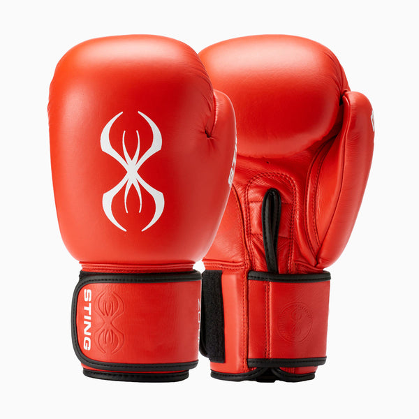 Gants Sting rouges – Homologués World Boxing & boxe olympique – Combat ...