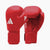 Bokshandschoenen van Boksen Adidas Goedgekeurd World Boxing Rood 