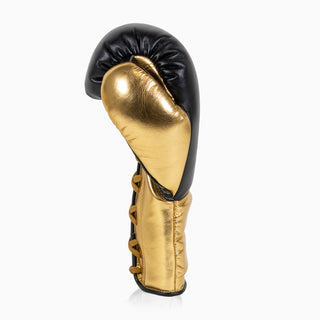 Bokshandschoenen Adidas Hybrid 500 Pro met Veters Zwart-goud 