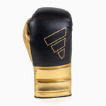 Bokshandschoenen Adidas Hybrid 500 Pro met Veters Zwart-goud 