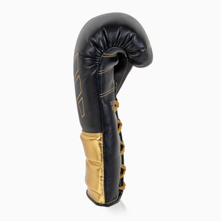 Bokshandschoenen Adidas Hybrid 500 Pro met Veters Zwart-goud 