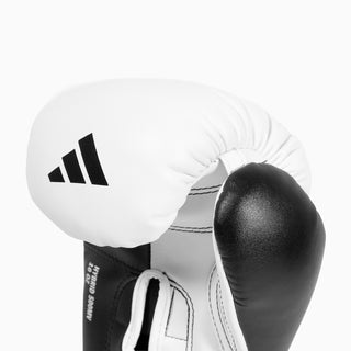 Bokshandschoenen Adidas Hybrid 500 Voor en tegen Klittenband Zwart-wit 