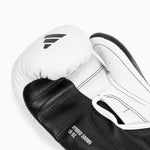 Bokshandschoenen Adidas Hybrid 500 Voor en tegen Klittenband Zwart-wit 