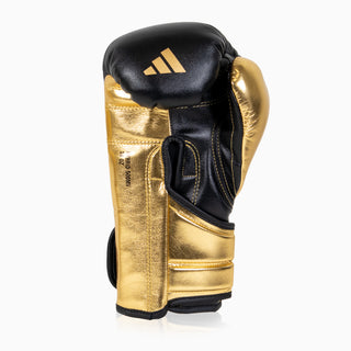 Bokshandschoenen Adidas Hybrid 500 Voor tegen Klittenband Zwart-goud 