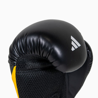 Gants de boxe Adidas Speed Tilt 200 WAKO 10 Oz Noir-jaune-blanc 