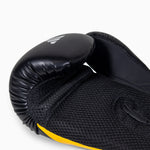 Gants de boxe Adidas Speed Tilt 200 WAKO 10 Oz Noir-jaune-blanc 