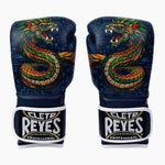 Gants de boxe Cleto Reyes Fibre Kukulkán Bleu 