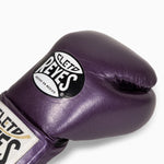 Gants de boxe Cleto Reyes Professionnel CB2 Violet avec lacets 