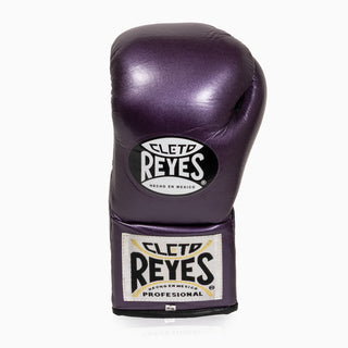 Gants de boxe Cleto Reyes Professionnel CB2 Violet avec lacets 