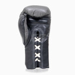 Bokshandschoenen Di Nardo met veters 16 Oz Grijs-zwart 