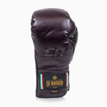 Gants de boxe Di Nardo avec lacets Bourgogne-Noir 14 oz 
