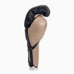 Gants de boxe Di Nardo avec lacets Noir-Beige 12 oz 