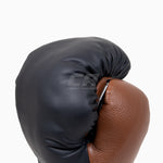 Gants de boxe Di Nardo avec lacets Noir-Marron 16 oz 