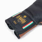 Gants de boxe Di Nardo avec lacets Noir-Marron 16 oz 
