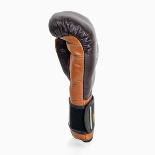 Gants de boxe Di Nardo avec Velcro 14 Oz Bourgogne-cognac 