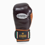Gants de boxe Di Nardo avec Velcro 14 Oz Bourgogne-cognac 