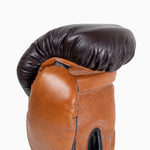 Gants de boxe Di Nardo avec Velcro 14 Oz Bourgogne-cognac 