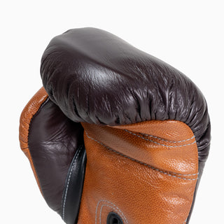 Gants de boxe Di Nardo avec Velcro 14 Oz Bourgogne-cognac 