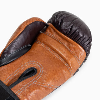 Gants de boxe Di Nardo avec Velcro 14 Oz Bourgogne-cognac 
