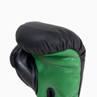 Gants de boxe Di Nardo avec Velcro 14 Oz Noir-vert 