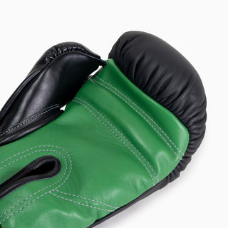 Gants de boxe Di Nardo avec Velcro 14 Oz Noir-vert 