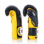 Bokshandschoenen Fairtex Mexican Stijl BGV9 Blauw-geel 