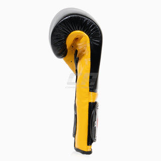 Bokshandschoenen Fairtex Mexicaanse stijl BGV9 Zwart-Geel