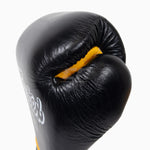 Bokshandschoenen Fairtex Mexicaanse stijl BGV9 Zwart-Geel