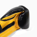 Bokshandschoenen Fairtex Mexicaanse stijl BGV9 Zwart-Geel