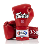 Bokshandschoenen Fairtex PRO Training Mexican Stijl BGL7 Rood 