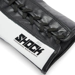 Bokshandschoenen Leone Shock Pro met veters GN057L Zwart 