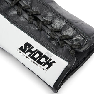 Bokshandschoenen Leone Shock Pro met veters GN057L Zwart 