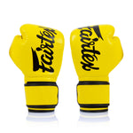 Gants de Muay Thai Fairtex BGV14 Jaune 