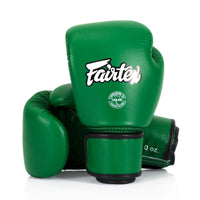 Gants de Muay Thai Fairtex BGV16 Forêt Verte 