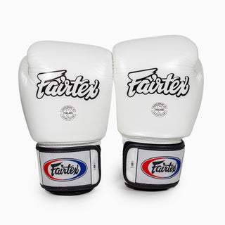 Gants de Muay Thai Fairtex BGV1 Blanc 