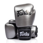 Gants de Muay Thai Fairtex BGV1C-Plus Gun Metallic 