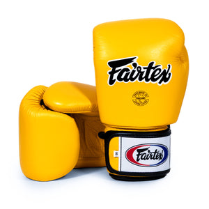 Gants de Muay Thai Fairtex BGV1 Jaune 
