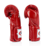 Gants de Muay Thai Fairtex BGV5 Super Sparring Rouge 