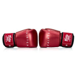 Gants de Muay Thai Fairtex Métallique BGV22 Rouge 