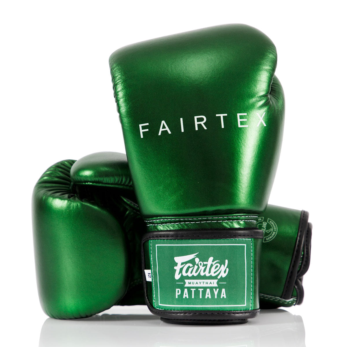 Gants de Muay Thai Fairtex Métallique BGV22 Vert 