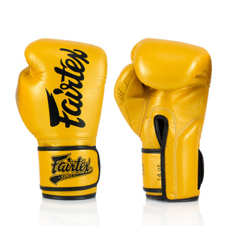 Gants de Muay Thai Fairtex Super Sparring BGV18 Or 