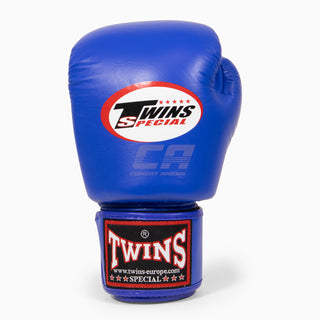 Gants de Muay Thai Twins Special BGVL3 Bleu royal