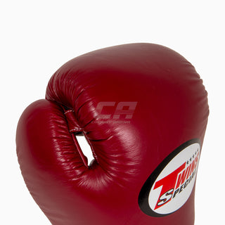 Thaibokshandschoenen Twins Special BGVL3 Wijn Rood