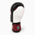 Gants de Muay Thai Twins Special BGVL4 Rouge-noir-blanc