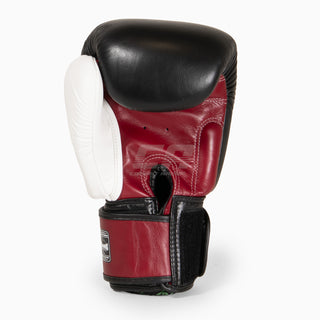 Gants de Muay Thai Twins Special BGVL4 Rouge-noir-blanc
