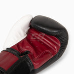Gants de Muay Thai Twins Special BGVL4 Rouge-noir-blanc