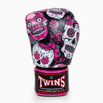 Gants de Muay Thai Twins Special FBGVL 3 Skull Rose 