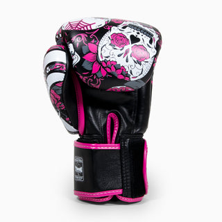 Gants de Muay Thai Twins Special FBGVL 3 Skull Rose 