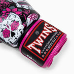 Gants de Muay Thai Twins Special FBGVL 3 Skull Rose 